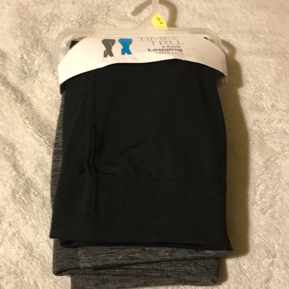 NWT  Two pack of Fleece Lined Leggings